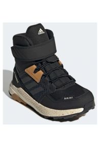 Adidas - Buty adidas Terrex Trailmaker Jr FZ2611 czarne. Zapięcie: rzepy. Kolor: czarny. Materiał: materiał, syntetyk, guma. Szerokość cholewki: normalna. Technologia: Gore-Tex. Sezon: zima. Model: Adidas Terrex