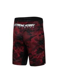 Spodenki do Grapplingu MMA BJJ K1 męskie EXTREME HOBBY HAVOC. Kolor: czerwony. Materiał: poliester