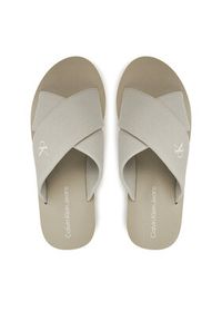 Calvin Klein Jeans Klapki Cross Sandal Crxs Tx YM0YM01223 Szary. Kolor: szary. Materiał: materiał #4