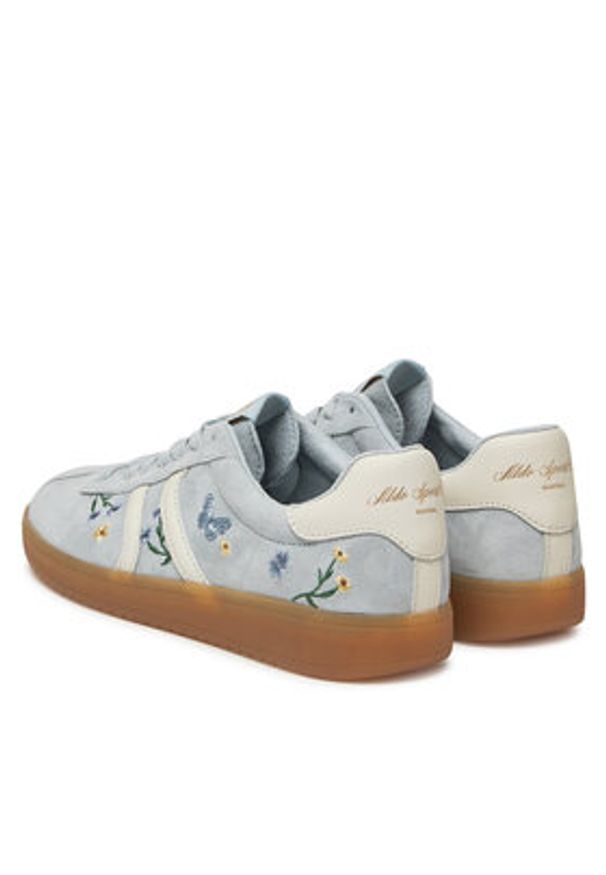 Aldo Sneakersy Chicsneaker 13964573 Niebieski. Kolor: niebieski. Materiał: skóra, zamsz