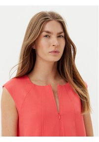 DKNY Sukienka codzienna DD5N1H63 Koralowy Regular Fit. Okazja: na co dzień. Kolor: pomarańczowy. Materiał: syntetyk. Typ sukienki: proste. Styl: casual