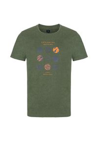 Lowa - Męska koszulka Loaf - Komfortowy i stylowy T-shirt XL. Typ kołnierza: polo. Kolor: pomarańczowy, wielokolorowy. Materiał: poliester, bawełna. Wzór: nadruk. Styl: elegancki #1