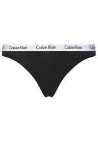 Calvin Klein Underwear Stringi 0000D1617E Czarny. Kolor: czarny. Materiał: bawełna #3