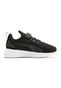 Buty Puma Flyer Runner V Ps Jr 192929 01 czarne. Okazja: na co dzień. Kolor: czarny