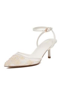 DeeZee Czółenka CEO-CD25-09-3 Biały. Kolor: biały. Materiał: materiał #8