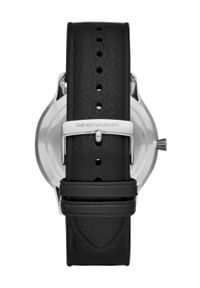 Emporio Armani - Zegarek AR11210. Kolor: czarny. Materiał: materiał, skóra #4