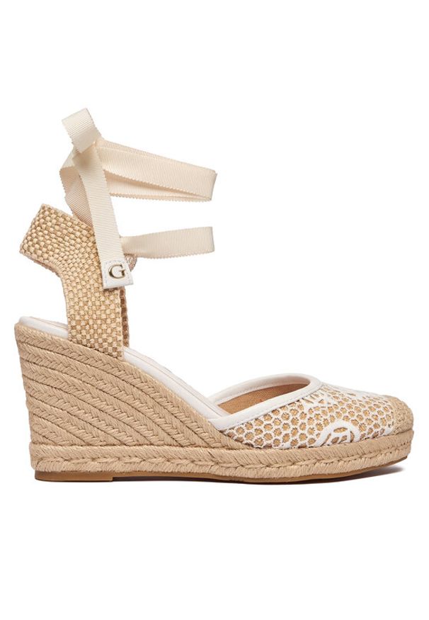 Guess Espadryle FLJCHY FAL04 Biały. Kolor: biały. Materiał: materiał