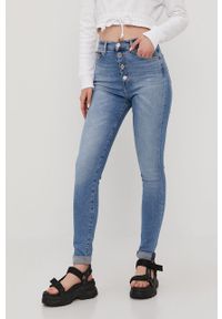 Tommy Jeans - Jeansy Sylvia. Stan: podwyższony. Kolor: niebieski #1