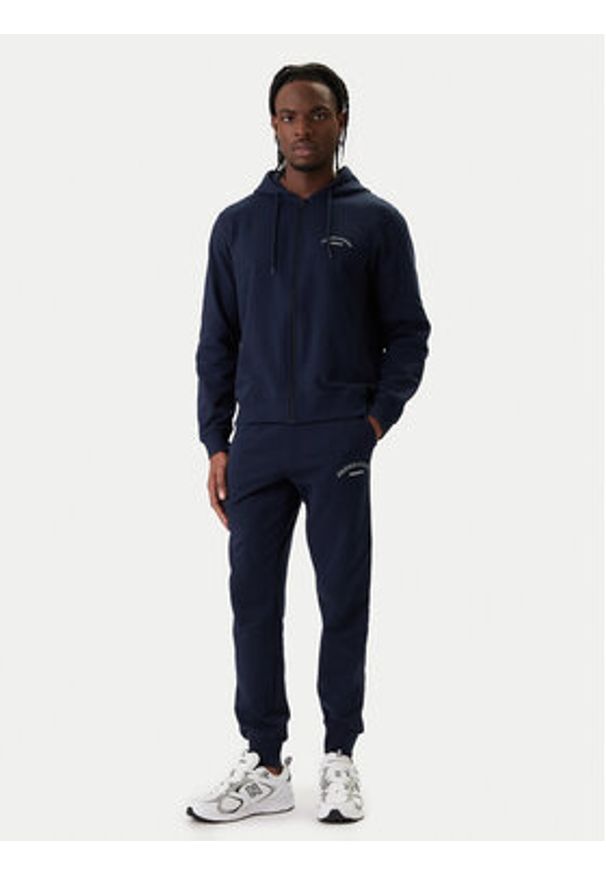 Jack & Jones Spodnie dresowe Jpstgordon 12289724 Granatowy Regular Fit. Kolor: niebieski. Materiał: bawełna