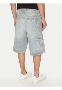Hugo - HUGO Szorty jeansowe 50534609 Błękitny Regular Fit. Kolor: niebieski. Materiał: bawełna #5