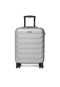 Gino Rossi - GINO ROSSI Walizka kabinowa CEO-GIN-S-003-05-SILVER Srebrny. Kolor: srebrny #1