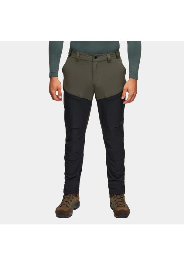 Spodnie trekkingowe męskie Alpinus Pular. Kolor: czarny, zielony, wielokolorowy. Sezon: lato. Sport: turystyka piesza