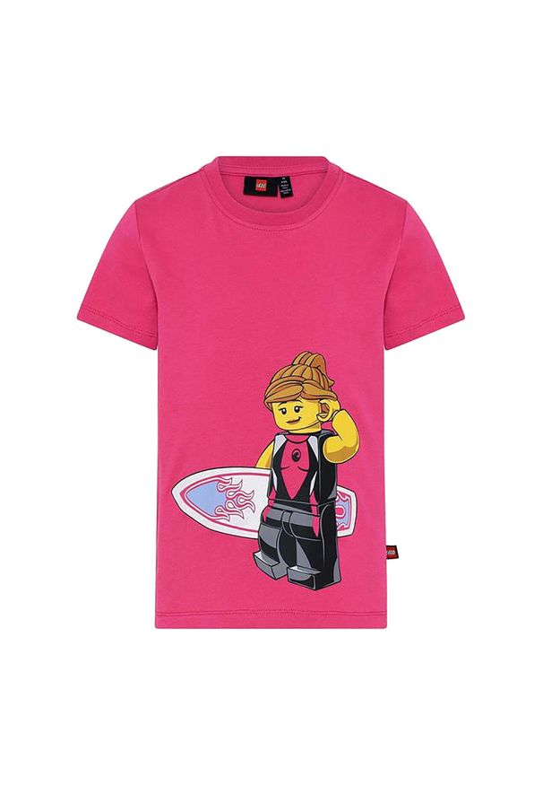 LEGO Wear - Koszulka trekkingowa dziecięca LEGO Lwtaylor 311. Kolor: różowy