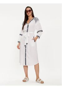Melissa Odabash Sukienka letnia Ally Biały Regular Fit. Kolor: biały. Materiał: wiskoza. Sezon: lato #3