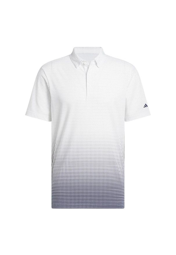 Adidas - Koszulka Go-to Rise Print Polo. Typ kołnierza: polo. Kolor: biały. Wzór: nadruk