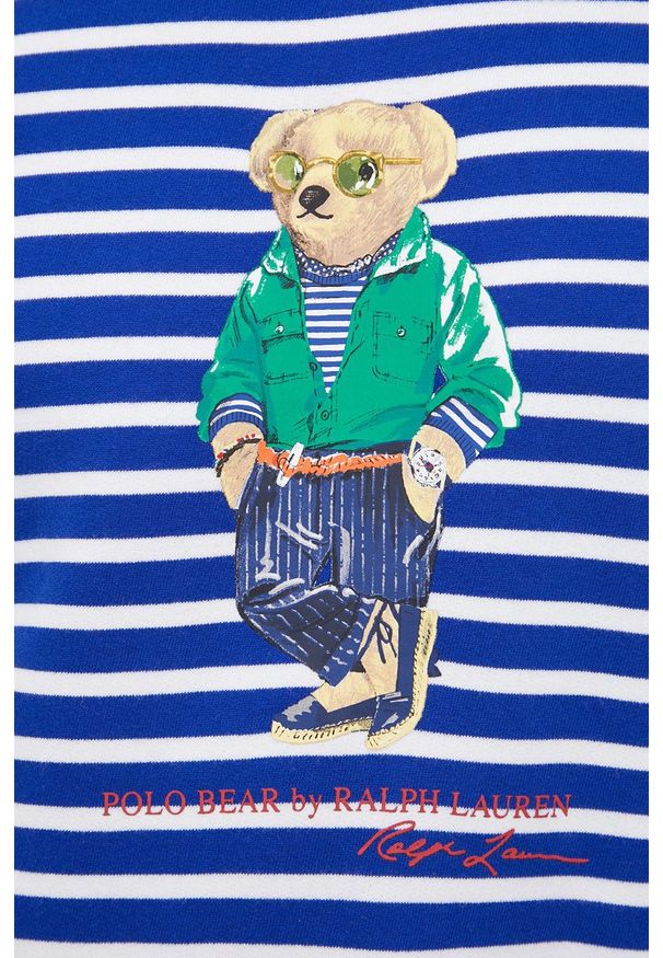 Polo Ralph Lauren bluza męska z nadrukiem. Okazja: na co dzień. Typ kołnierza: polo. Materiał: dzianina. Wzór: nadruk. Styl: casual