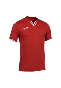 Koszulka do piłki noznej męska Joma Toletum IV. Kolor: czerwony, biały, wielokolorowy. Sport: piłka nożna #1