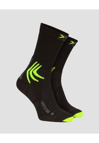 Skarpety rowerowe zimowe X-Socks WINTER BIKE 4.0. Kolor: wielokolorowy, czarny, zielony