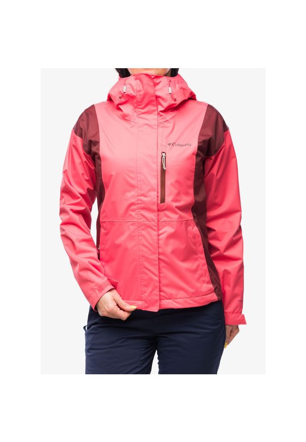 columbia - Kurtka przeciwdeszczowa damska Columbia Hikebound Jacket. Kolor: różowy. Sport: turystyka piesza