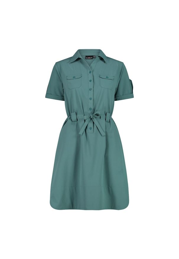 Sukienka damska turystyczne CMP 33S5346. Kolor: zielony. Sport: turystyka piesza