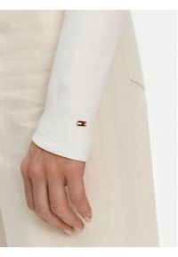 TOMMY HILFIGER - Tommy Hilfiger Bluzka Henley WW0WW43905 Biały Slim Fit. Typ kołnierza: typu henley. Kolor: biały. Materiał: bawełna #2