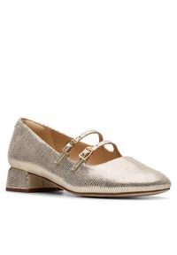 Clarks Półbuty Daiss 30 26181312 Złoty. Kolor: złoty. Materiał: skóra #4
