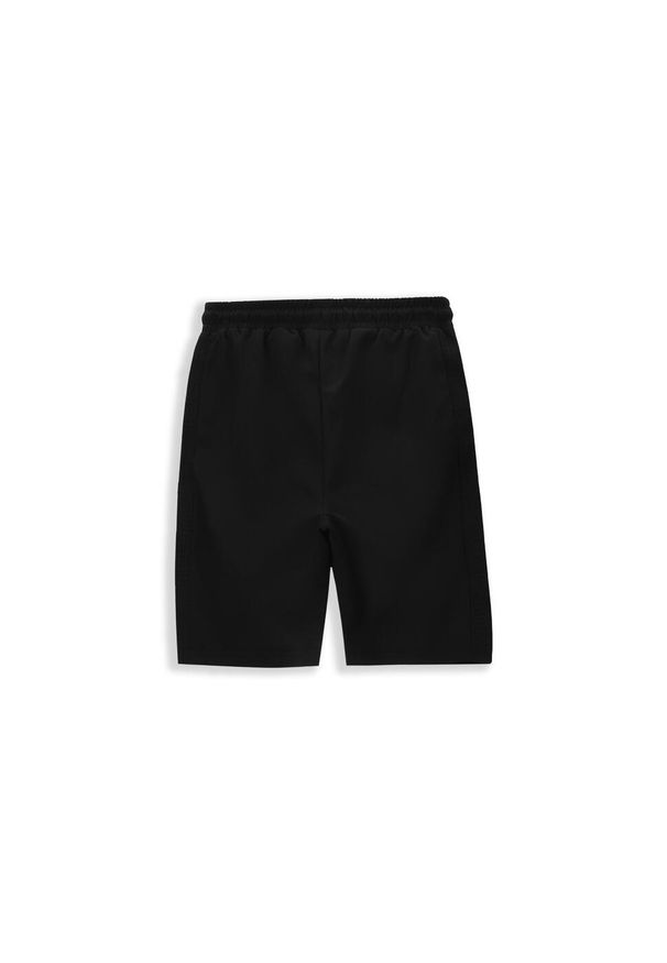 Spodenki sportowe dla dzieci Lemon Explore WL4 krótkie. Okazja: na co dzień. Kolor: czarny. Materiał: poliester, elastan. Długość: krótkie. Sezon: lato. Styl: sportowy