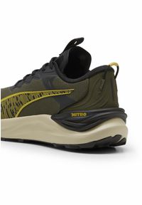 Puma - Męskie buty do biegania w terenie Electrify NITRO™ PUMA. Kolor: beżowy, zielony, żółty, wielokolorowy