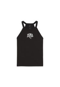 Podkoszulek Puma Class Slim Short Tank, Kobiety. Kolor: czarny. Materiał: bawełna, materiał
