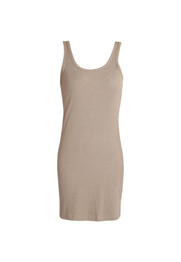 THE RUNNING REPUBLIC - Sukienka Midi Romina Beige - Elegancja i Komfort dla Kobiet. Kolor: beżowy. Materiał: bawełna. Typ sukienki: sportowe. Styl: sportowy, elegancki. Długość: midi