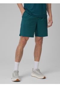 4f - 4F Spodenki treningowe szybkoschnące męskie - zielone XL. Kolor: zielony. Materiał: włókno. Sport: fitness #2