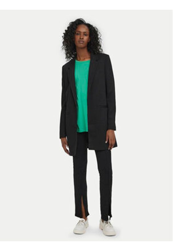 Vero Moda Marynarka Verina 10258618 Czarny Regular Fit. Kolor: czarny. Materiał: syntetyk
