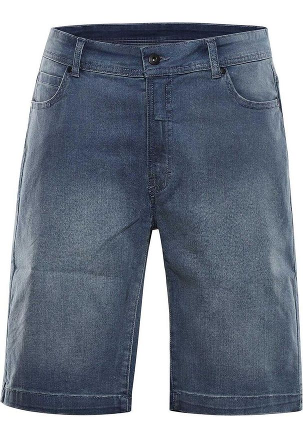 Naak - Męskie dżinsowe spodenki Nax Fed 48: Trendy & Sustainable Design. Kolor: wielokolorowy. Materiał: bawełna. Długość: krótkie. Sezon: lato