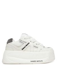 Naked Wolfe Sneakersy SLIDER Biały. Kolor: biały. Materiał: skóra