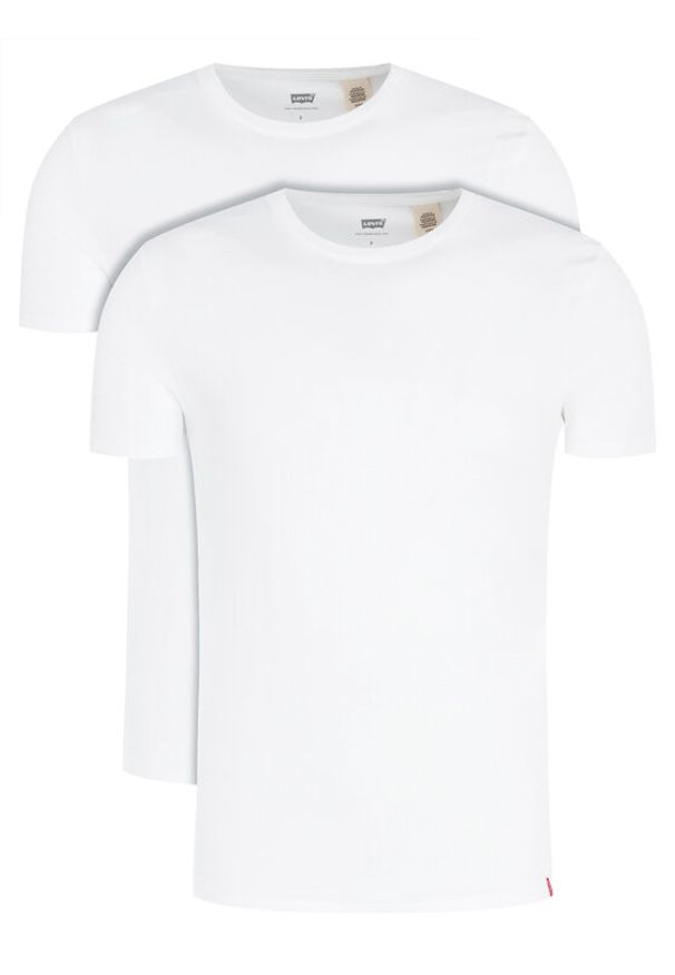 Levi's® Komplet t-shirtów 79541-0000 Biały Slim Fit. Kolor: biały. Materiał: bawełna