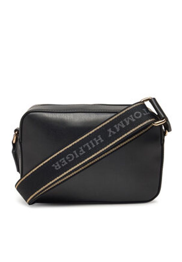 TOMMY HILFIGER - Tommy Hilfiger Torebka Th Joy Camera Bag AW0AW16812 Czarny. Kolor: czarny. Materiał: skórzane