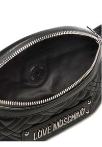 Love Moschino - LOVE MOSCHINO Saszetka nerka JC4003PP0NLA000B Czarny. Kolor: czarny. Materiał: skóra #4