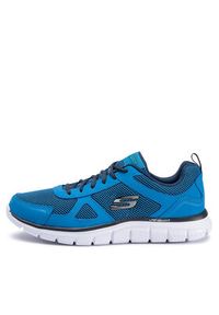 skechers - Skechers Sneakersy Bucolo 52630/BLLM Niebieski. Kolor: niebieski. Materiał: materiał #4