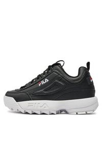 Fila Sneakersy Disruptor Low Wmn 1010302.25Y Czarny. Kolor: czarny. Materiał: skóra