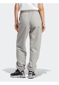 Adidas - adidas Spodnie dresowe Essentials Fleece IA6432 Szary Regular Fit. Kolor: szary. Materiał: bawełna, syntetyk #6