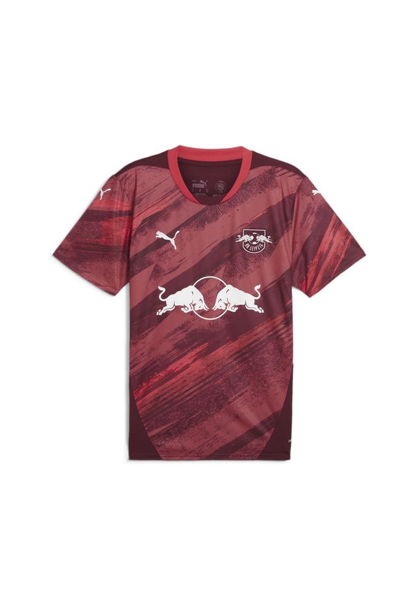 Puma - Męska koszulka wyjazdowa RB Leipzig 24/25 PUMA Dark Jasper Active Red. Kolor: czerwony. Sport: piłka nożna