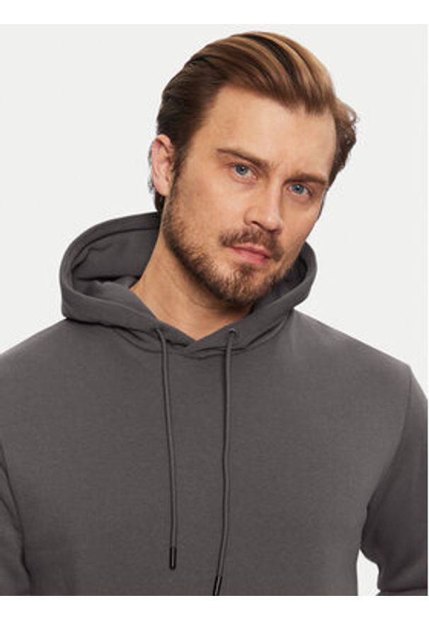 Jack & Jones - Jack&Jones Bluza Bradley 12249340 Szary Relaxed Fit. Kolor: szary. Materiał: bawełna