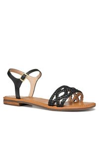 Geox Sandały D Sozy S D55LXA 00081 C9999 Czarny. Kolor: czarny. Materiał: skóra #4