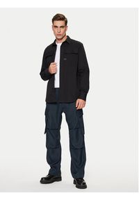 G-Star RAW - G-Star Raw Spodnie materiałowe R-3N D25224 862 Granatowy Straight Fit. Kolor: niebieski. Materiał: syntetyk #4