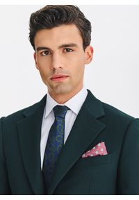 Pako Lorente - PAKO LORENTE – Zielona marynarka garniturowa. Kolor: zielony. Materiał: poliester, wiskoza, elastan. Styl: młodzieżowy #8