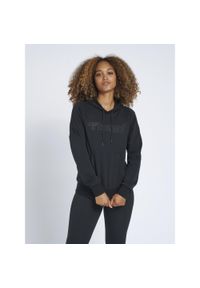 Bluza fitness damska Hummel hmlnoni z kapturem. Typ kołnierza: kaptur. Kolor: czarny. Sport: fitness