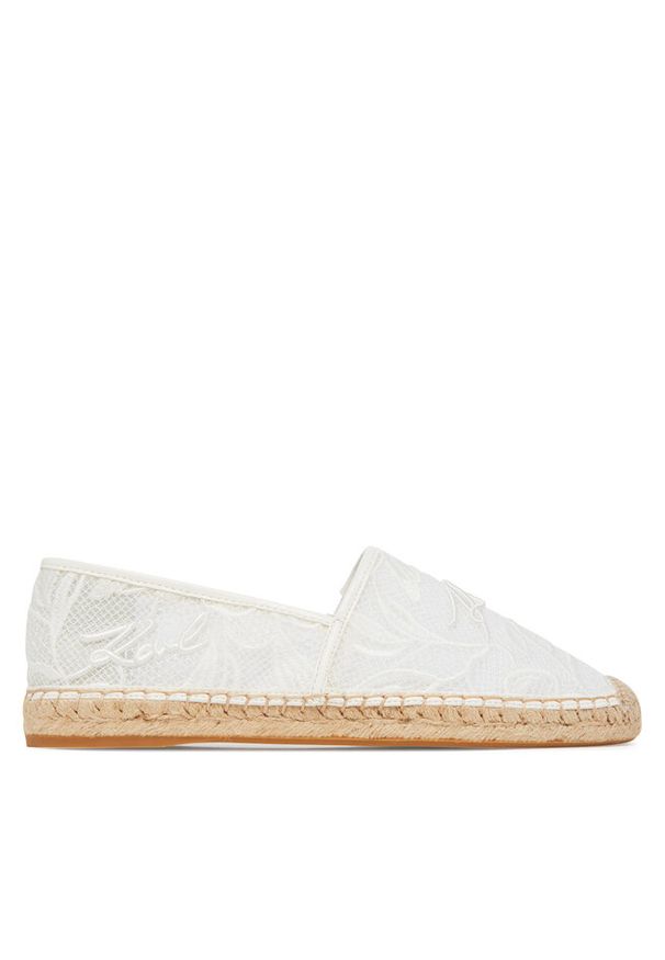 Karl Lagerfeld - Espadryle KARL LAGERFELD. Kolor: biały