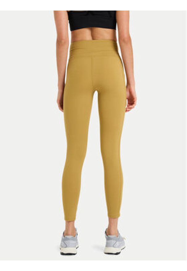 Roxy Legginsy Heart Into It Ankle ERJNP03690 Zielony Slim Fit. Kolor: zielony. Materiał: syntetyk