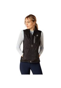 Kamizelka do jazdy konnej damska Ariat Fusion Insulated. Kolor: czarny. Materiał: puch #1