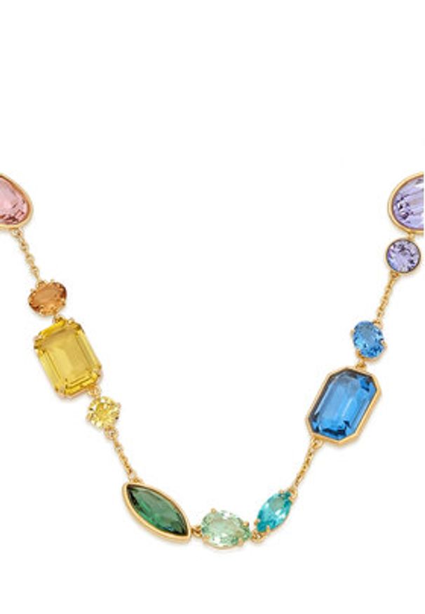 Swarovski Naszyjnik Gema 5741584 Złoty. Materiał: metalowe. Kolor: złoty